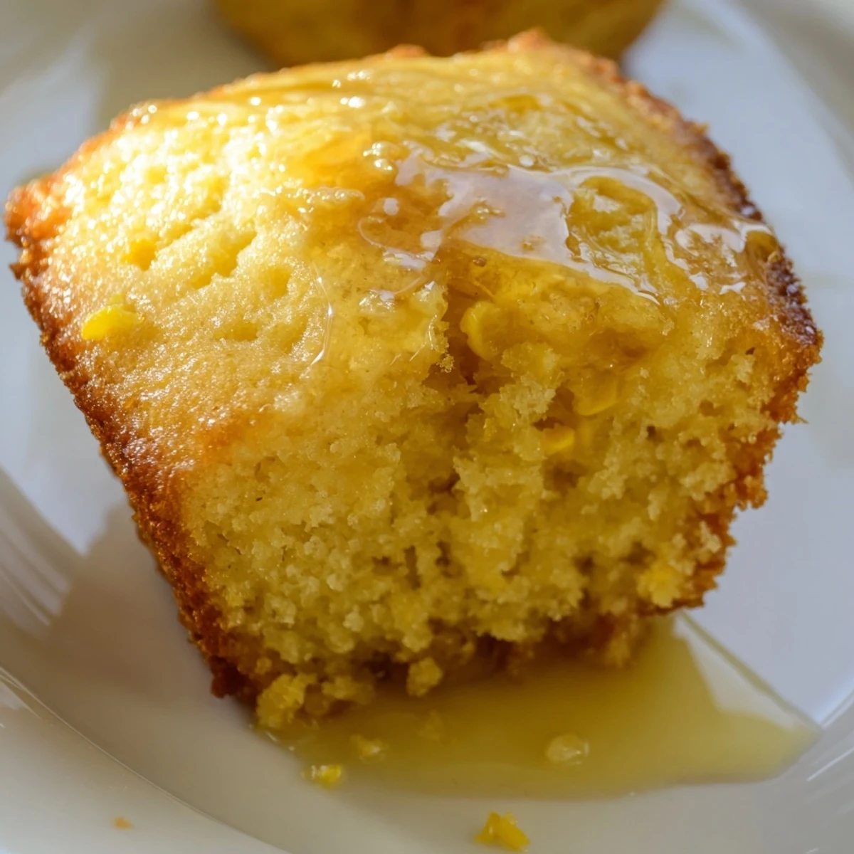 Golden, fluffy Honey Butter Cornbread Muffins with a sweet, buttery crumb, perfect side!