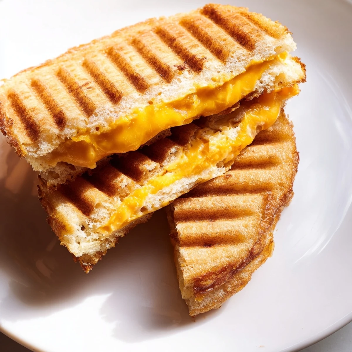 See the deliciously textured Waffle Grilled Cheese, ready to be dipped in hot tomato soup for dinner.
