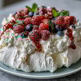 Pavlova Fresh Berries Cream