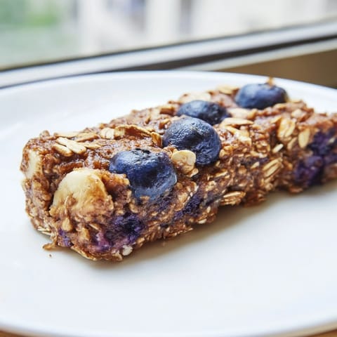 Blueberry Banana Oatmeal Bars