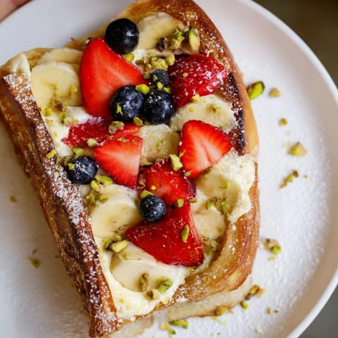 Yogurt Toast with Fresh Fruit