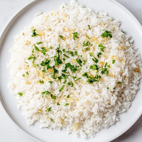 Fragrant Garlic Butter Rice