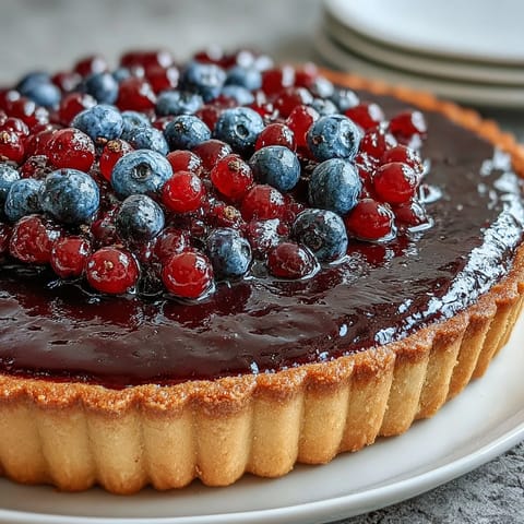 Black Currant Fruit Tart