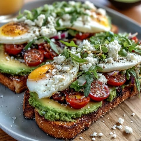 Spring Brunch Avocado Toast