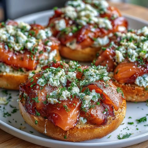 A beautiful spring brunch spread with smoked salmon, bagels, and cream cheese, garnished with fresh herbs and vegetables.