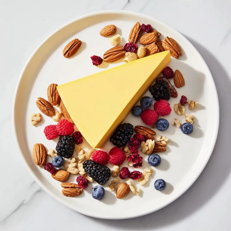 Colorful Shooting Star Cheese Board, a vegetarian appetizer perfect for holiday entertaining with cheese.