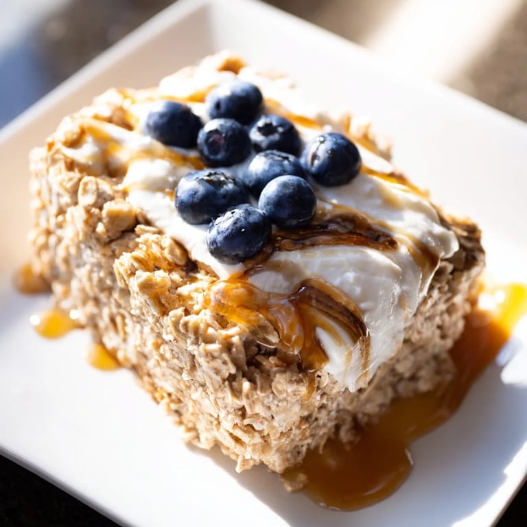 Enjoy a slice of wholesome Protein Pancake Oats, a hearty American breakfast, smelling delightfully of cinnamon.