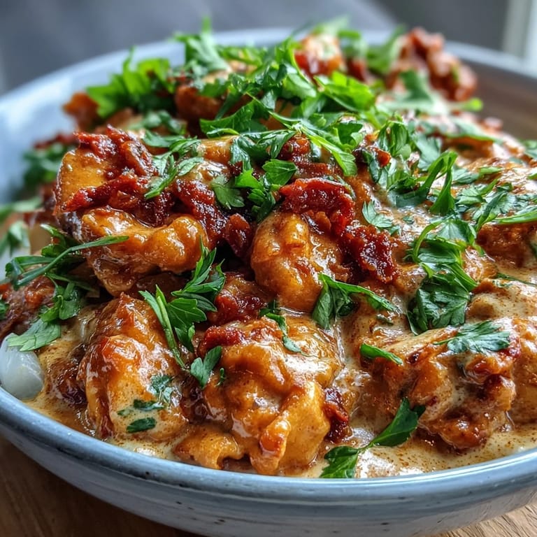 Steaming Easy Chicken Curry in a rustic skillet features tender chicken thighs in a rich, spiced tomato-yogurt sauce.