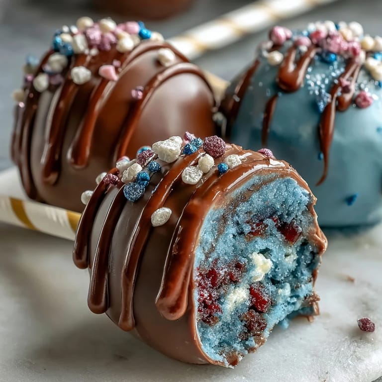 Magical cake pops inspired by the Pisces zodiac, featuring vibrant galaxy swirls and sparkling edible glitter, ideal for astrology-themed parties.