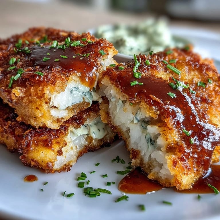 Golden fried catfish with bold spices, served alongside creamy remoulade—soul food comfort on a plate.