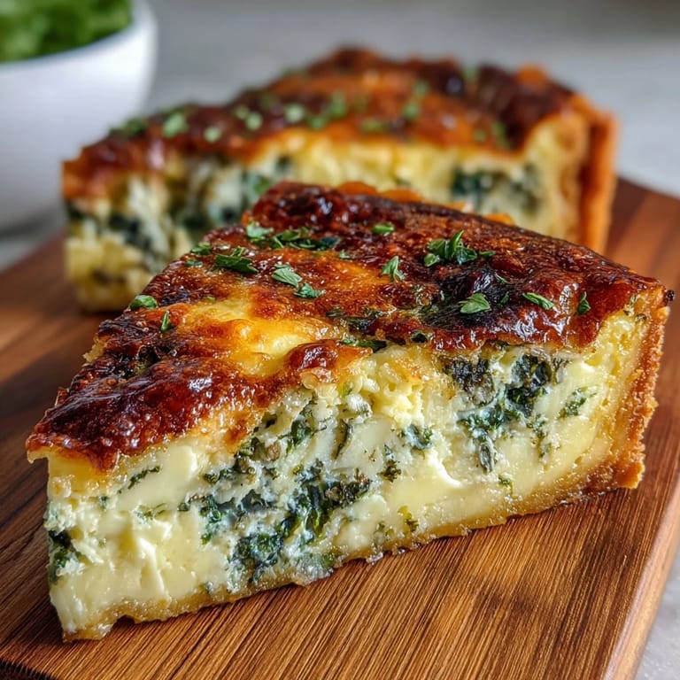 Elegant Mothers Day quiche with asparagus and Brie, baked until golden and bubbling, perfect for a light spring brunch.