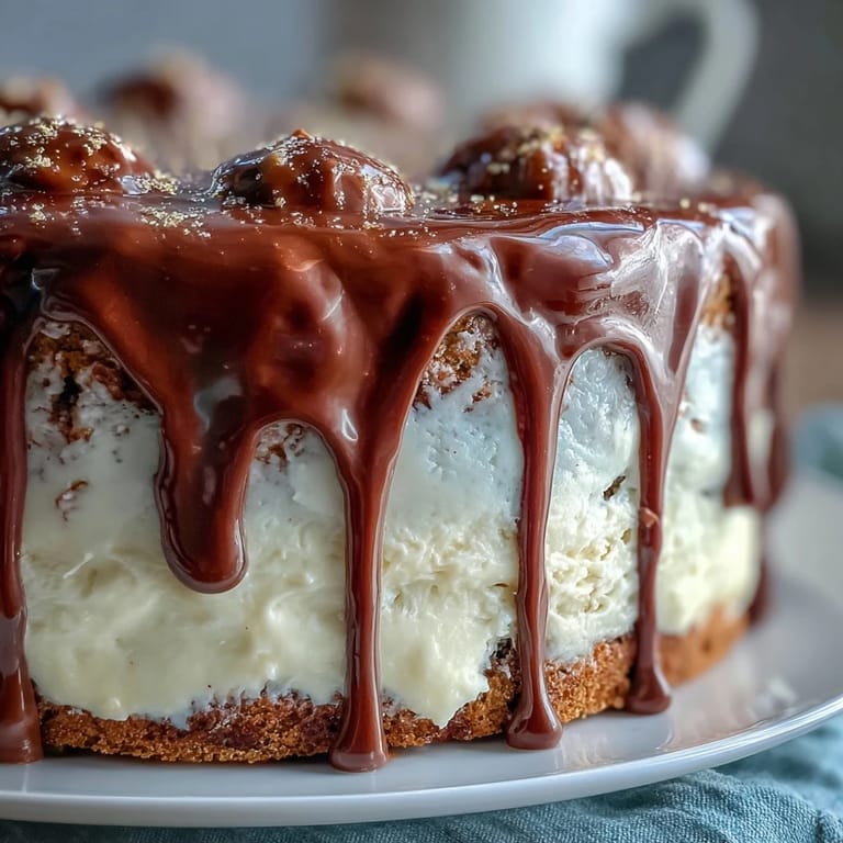 Festive white chocolate drip cake adorned with edible gold balloon decorations, ideal for graduation parties and milestone celebrations.