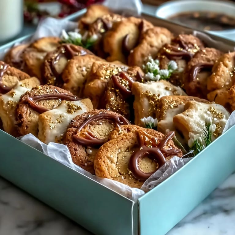 Buttery cut-out Taurus cookies glimmering with edible gold icing.