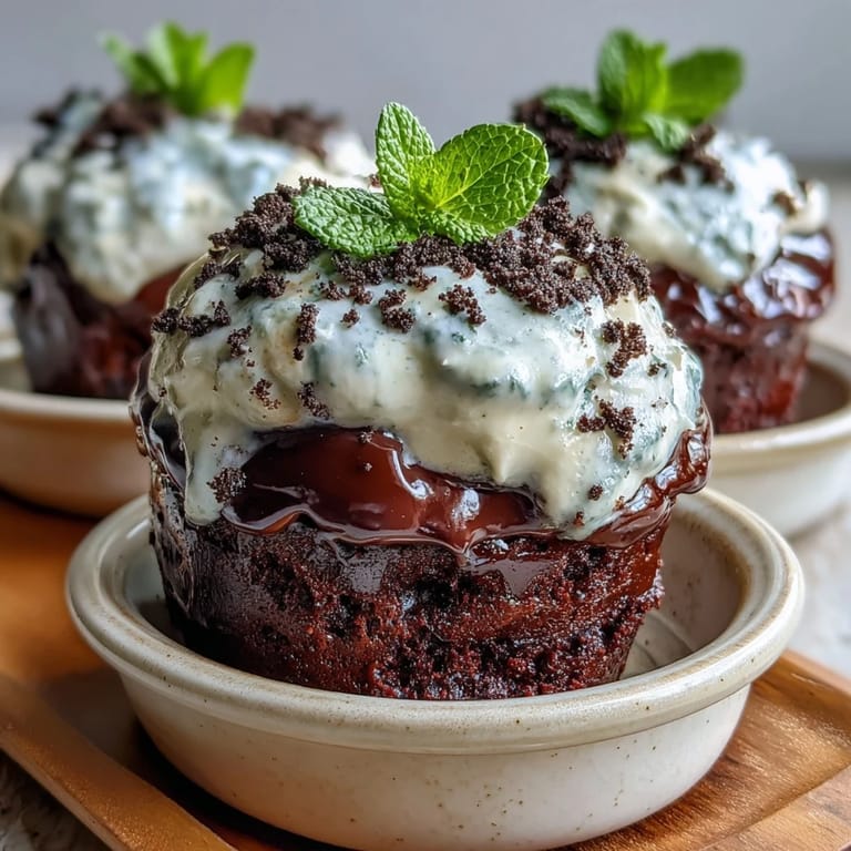 Rich chocolate brownies topped with fluffy cream and Oreo dirt, perfect for Mom.