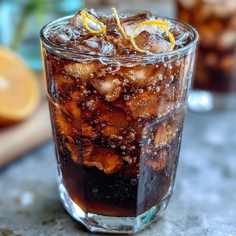 Enjoy this easy Cold Brew Coffee Tonic with Orange Zest, chilled and delicious.