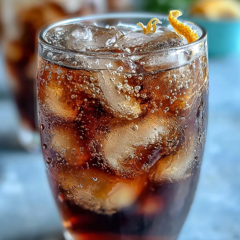 A vibrant Cold Brew Coffee Tonic with Orange Zest, perfect brunch beverage.