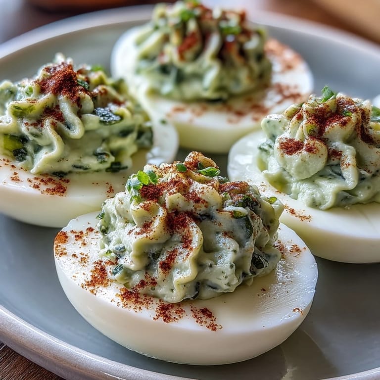 Tangy sweet pickle relish deviled eggs perfect for any party spread.