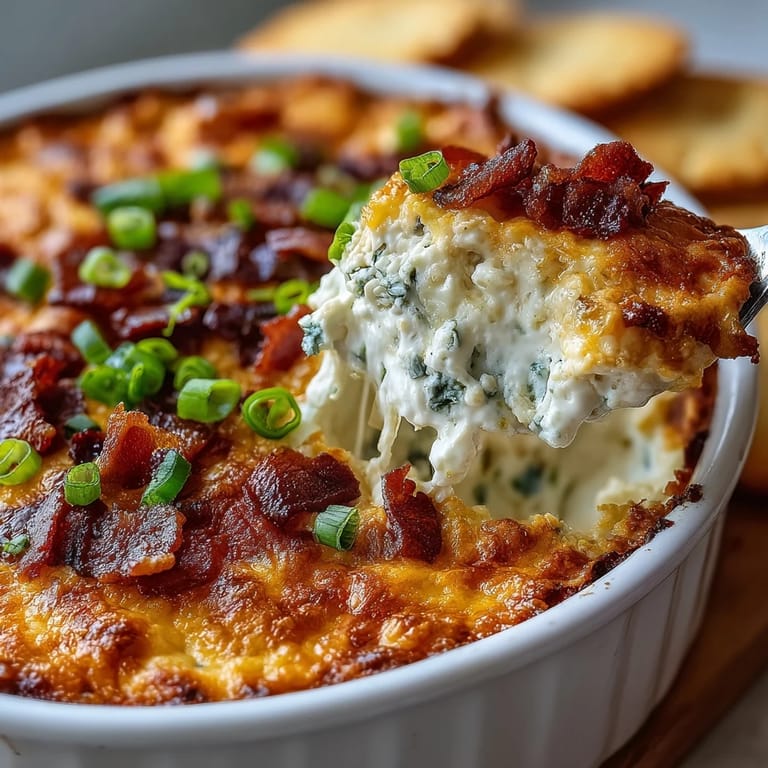 Spicy and cheesy Jalapeño Popper Corn Dip baked golden and bubbly, perfect for dipping.